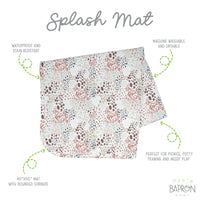 Wild Splash Mat - A Waterproof Catch-All for Highchair Spills and More! - BIG FRENCHIES