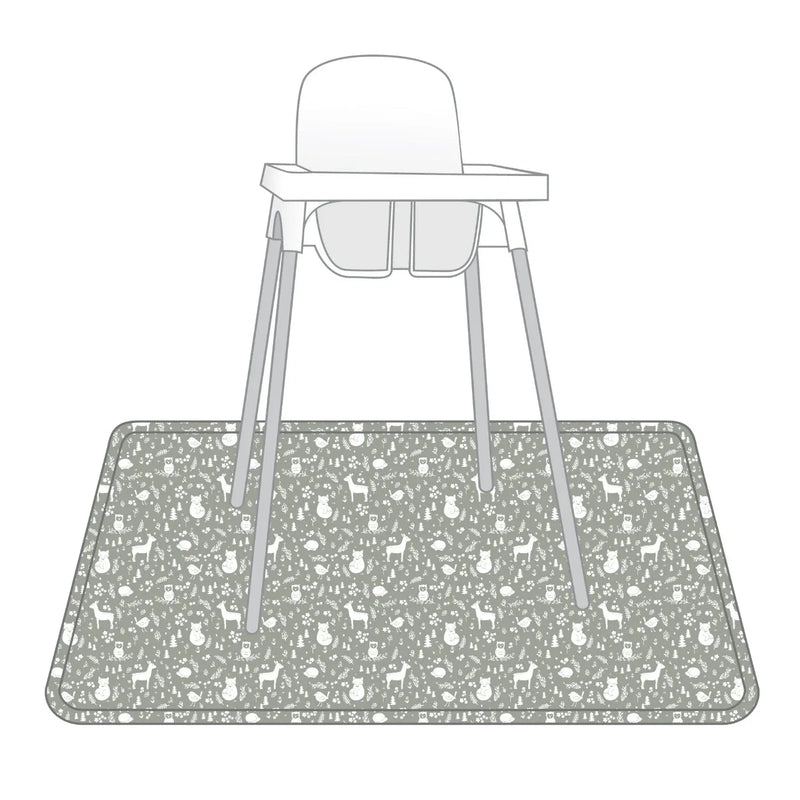 Forest Friends Splash Mat - A Waterproof Catch-All for Highchair Spills and More! - BIG FRENCHIES