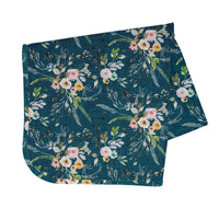 Boho Floral Splash Mat - A Waterproof Catch-All for Highchair Spills and More! - BIG FRENCHIES