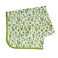 Desert Cactus Splash Mat - A Waterproof Catch-All for Highchair Spills and More!