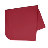 Solid Cranberry Minimalist Splash Mat - A Waterproof Catch-All for Highchair Spills and More! - BIG FRENCHIES