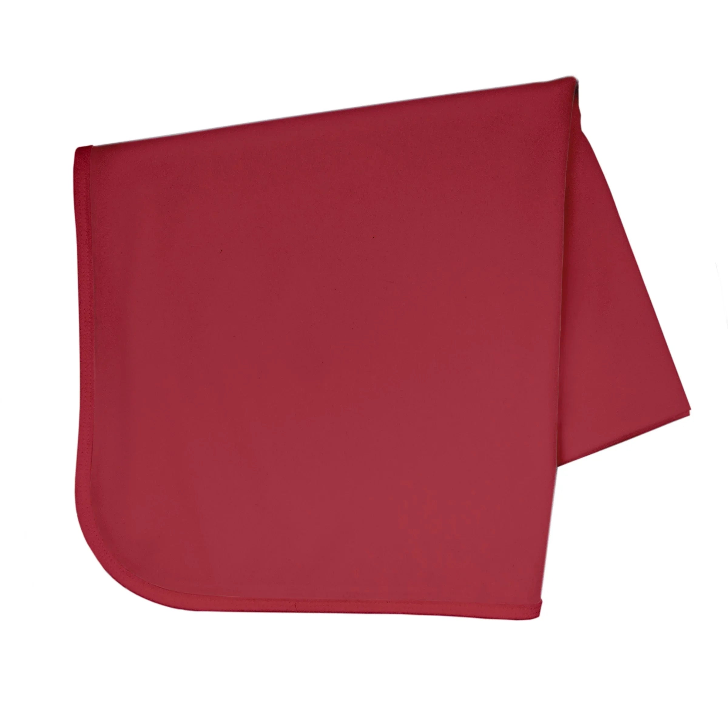 Solid Cranberry Minimalist Splash Mat - A Waterproof Catch-All for Highchair Spills and More! - BIG FRENCHIES