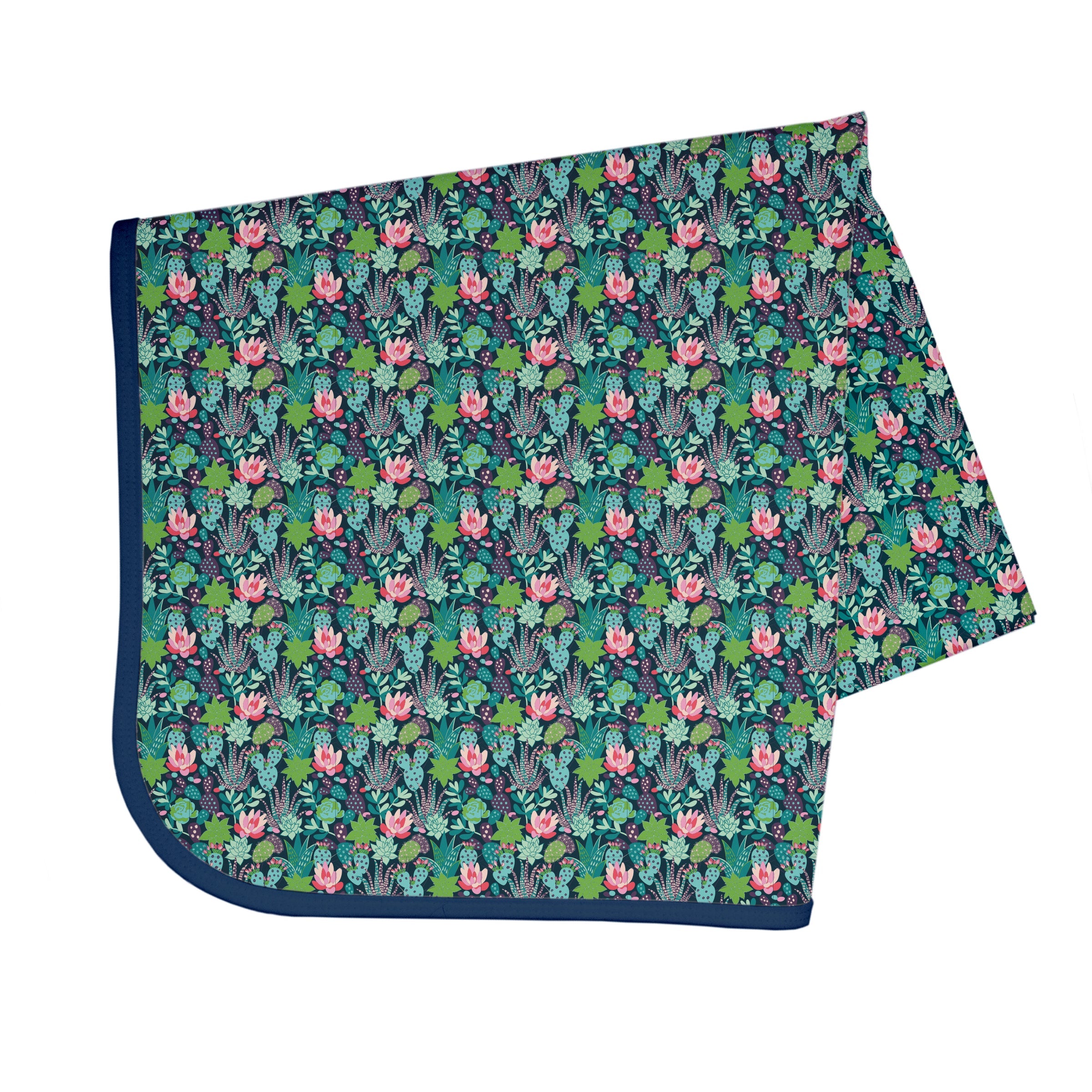 Desert Floral Splash Mat - A Waterproof Catch-All for Highchair Spills and More!