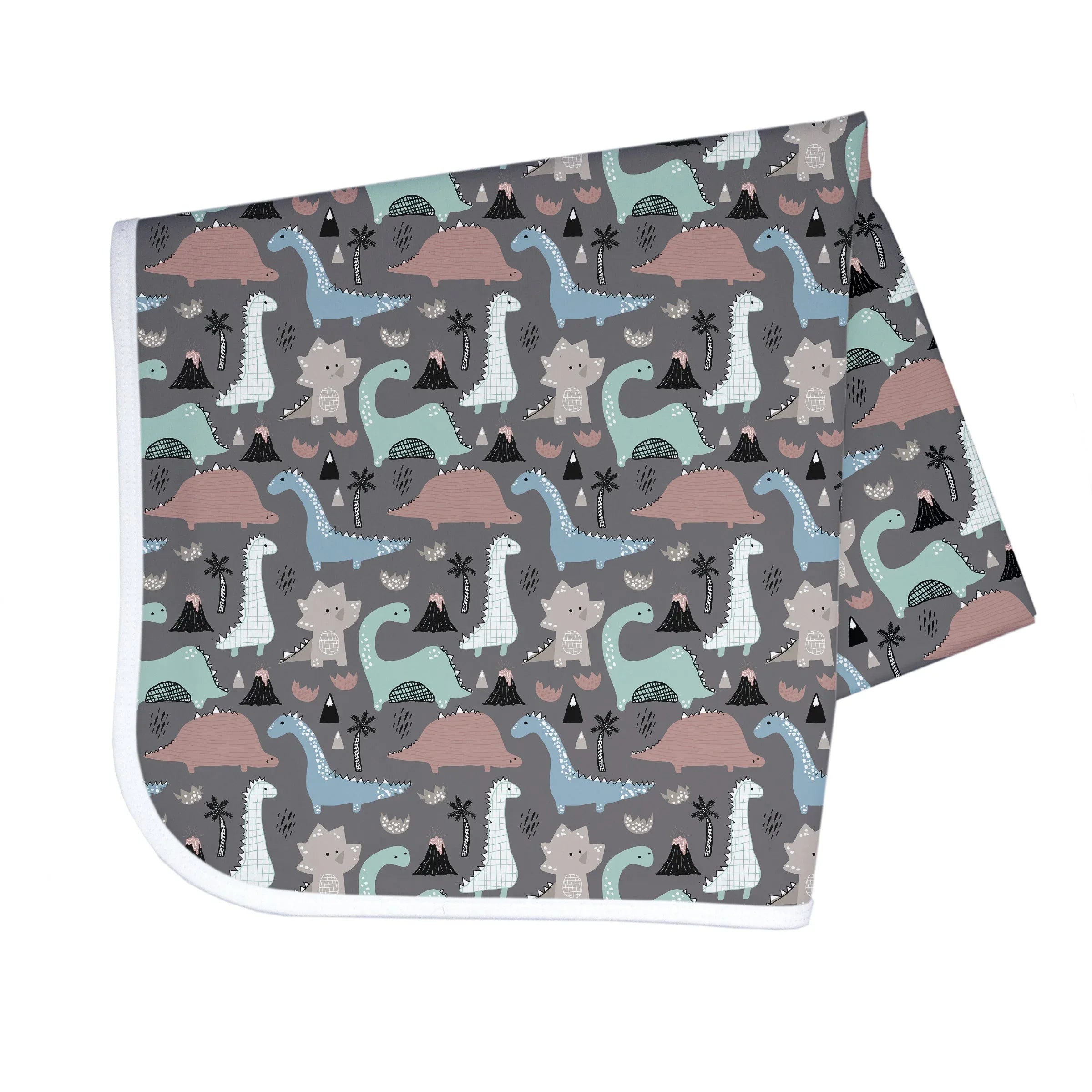 Dinosaur Drawing Splash Mat - A Waterproof Catch-All for Highchair Spills and More! - BIG FRENCHIES