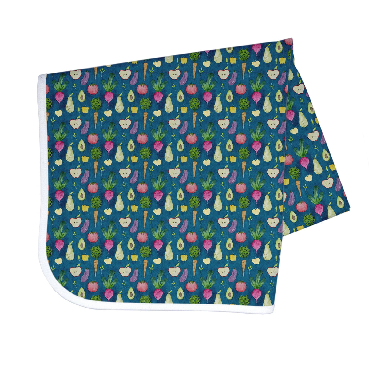Organic Produce Splash Mat - A Waterproof Catch-All for Highchair Spills and More! - BIG FRENCHIES