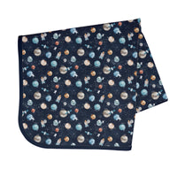 Outer Space Splash Mat - A Waterproof Catch-All for Highchair Spills and More!
