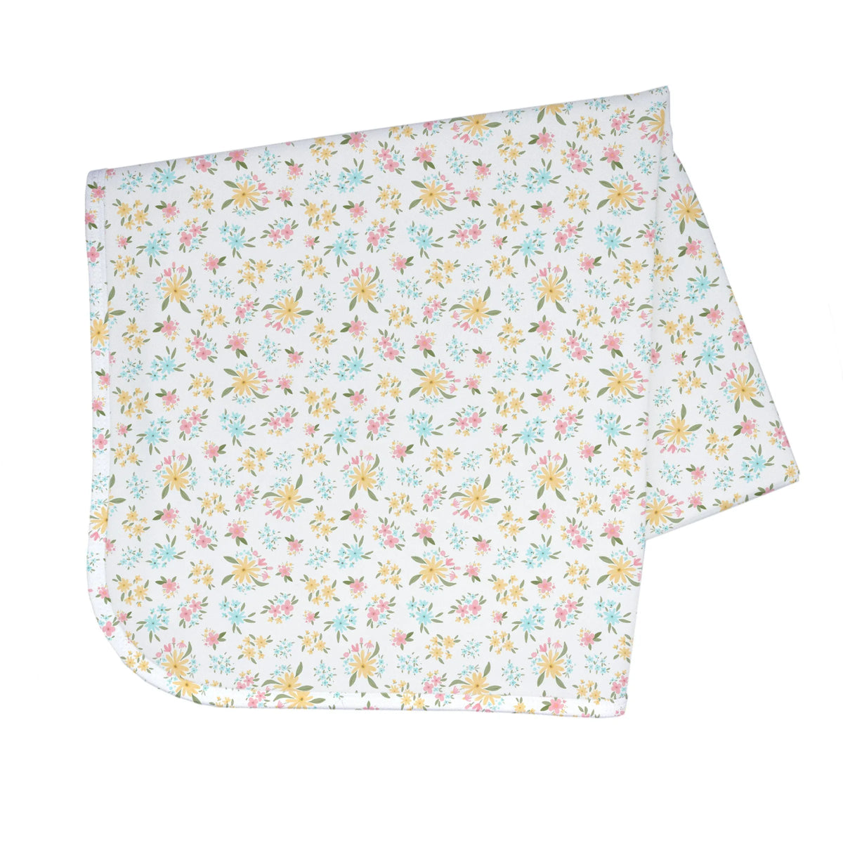 Pastel Floral Splash Mat - A Waterproof Catch-All for Highchair Spills and More! - BIG FRENCHIES