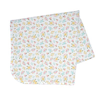 Pastel Floral Splash Mat - A Waterproof Catch-All for Highchair Spills and More!