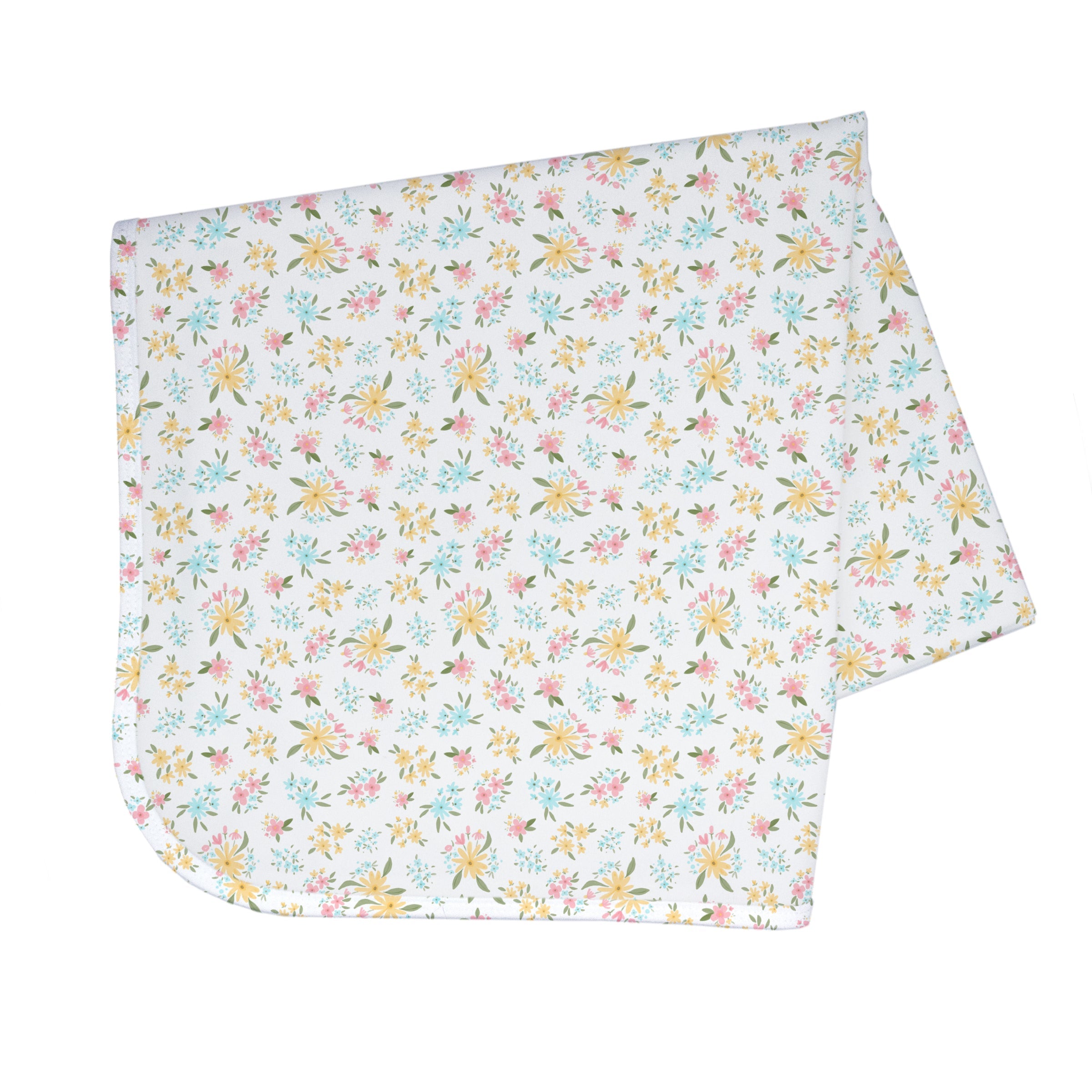 Pastel Floral Splash Mat - A Waterproof Catch-All for Highchair Spills and More!