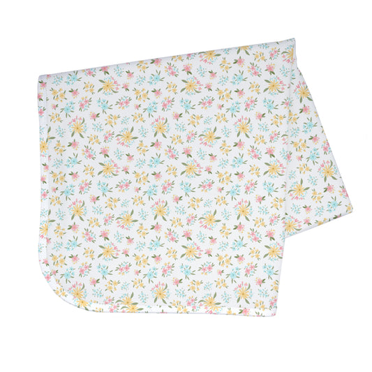Pastel Floral Splash Mat - A Waterproof Catch-All for Highchair Spills and More!