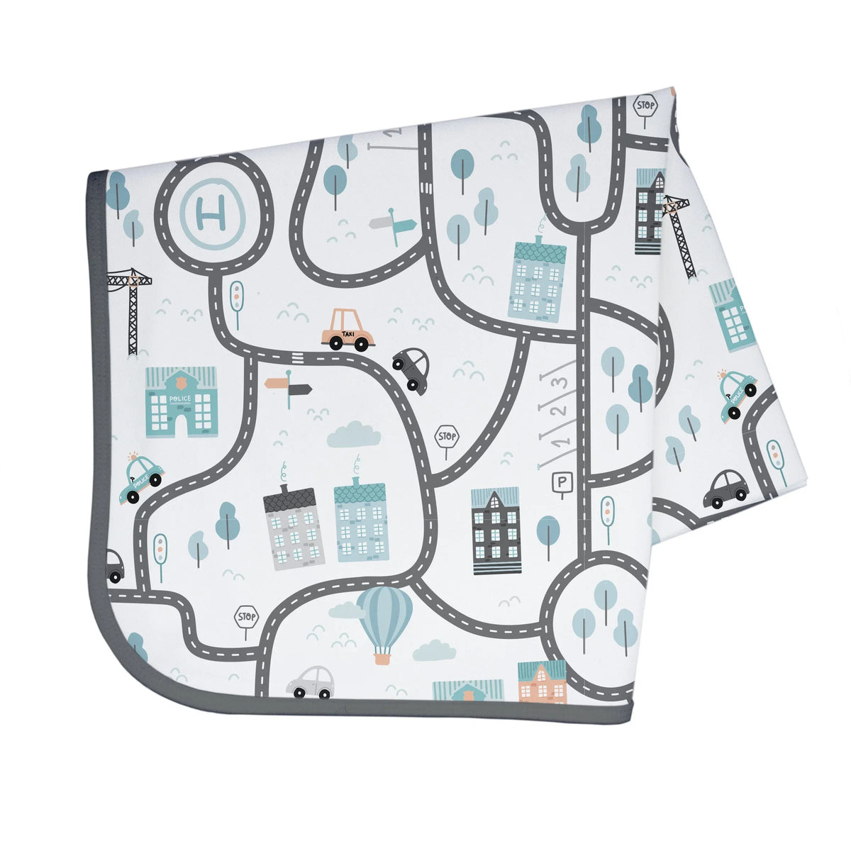 Tiny Town Splash Mat - A Waterproof Catch-All for Highchair Spills and More! - BIG FRENCHIES