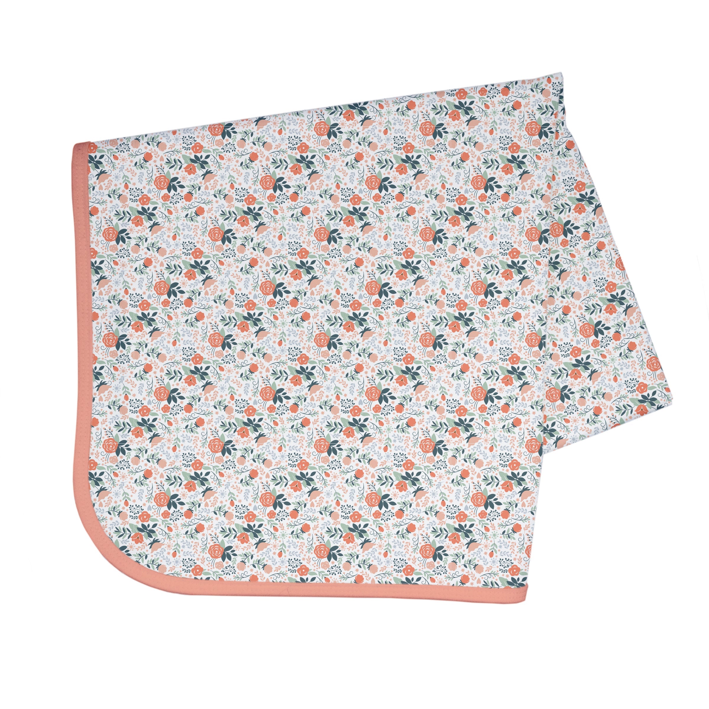 Vintage Rose Splash Mat - A Waterproof Catch-All for Highchair Spills and More!