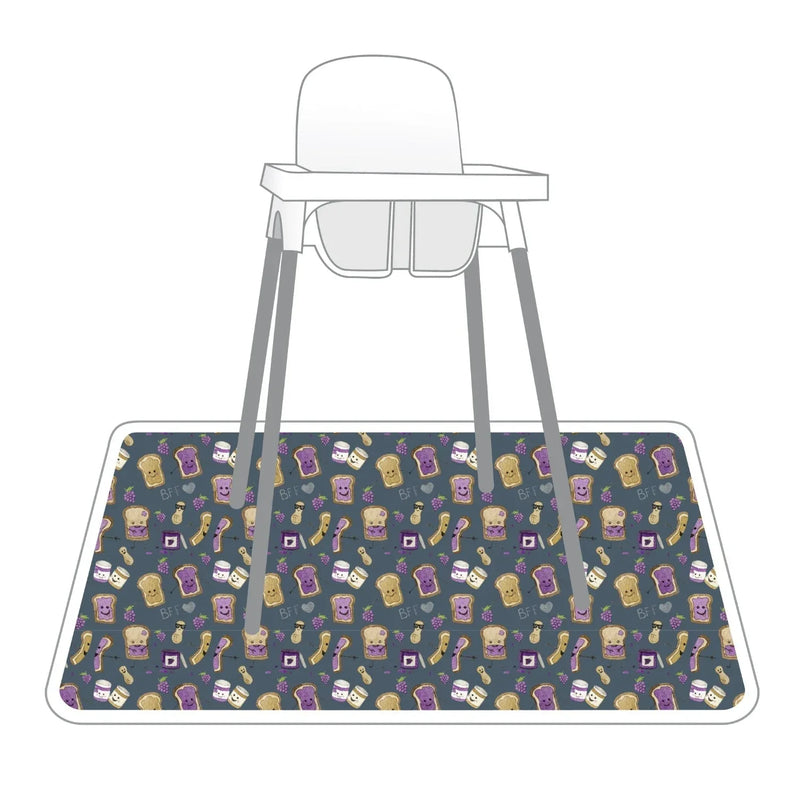 PBJ Pals Splash Mat - A Waterproof Catch-All for Highchair Spills and More! - BIG FRENCHIES