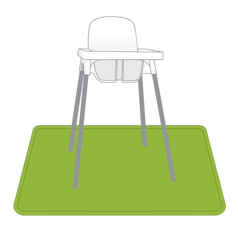 Solid Ribbit Minimalist Splash Mat - A Waterproof Catch-All for Highchair Spills and More! SALE - BIG FRENCHIES