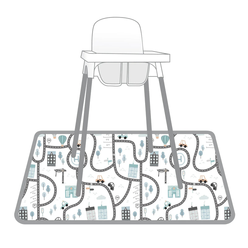 Tiny Town Splash Mat - A Waterproof Catch-All for Highchair Spills and More! - BIG FRENCHIES