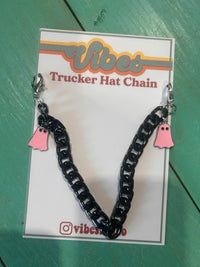 Spooky Ghost Trucker Hat Chain - BIG FRENCHIES