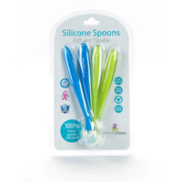 Primo Passi Silicone Spoon 4PK in Blue & Green - BIG FRENCHIES