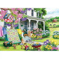 Spring Cleaning 500 Piece Jigsaw Puzzle Cobble Hill - BIG FRENCHIES