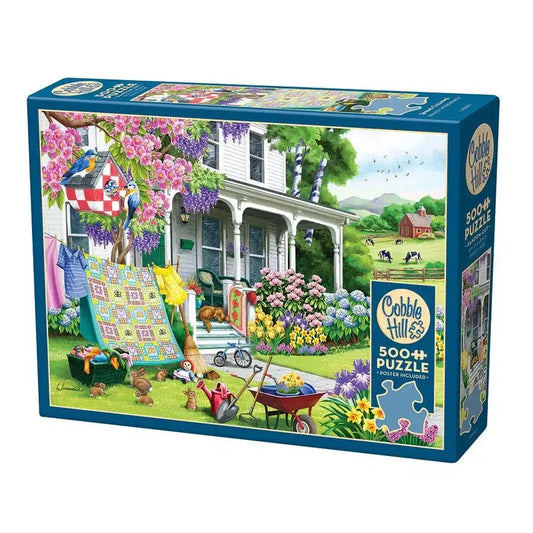 Spring Cleaning 500 Piece Jigsaw Puzzle Cobble Hill - BIG FRENCHIES