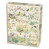 Spring Country Diary 1000 Piece Jigsaw Puzzle Cobble Hill - BIG FRENCHIES