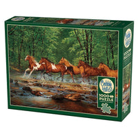 Spring Creek Run 1000 Piece Jigsaw Puzzle Cobble Hill - BIG FRENCHIES