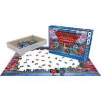 Spring Sakura 1000 Piece Jigsaw Puzzle Eurographics
