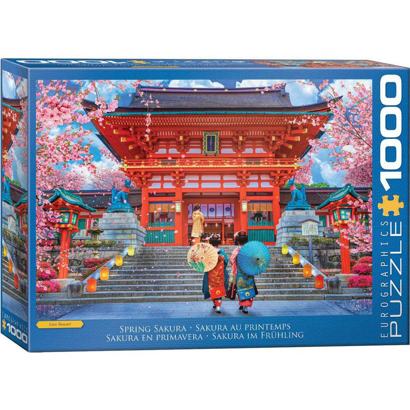 Spring Sakura 1000 Piece Jigsaw Puzzle Eurographics - BIG FRENCHIES