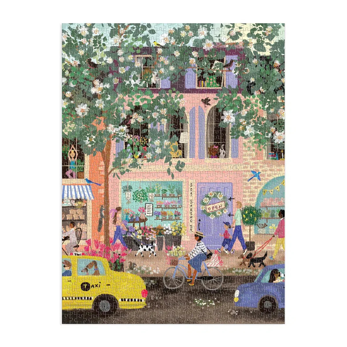Spring Street 1000 Piece Jigsaw Puzzle Galison