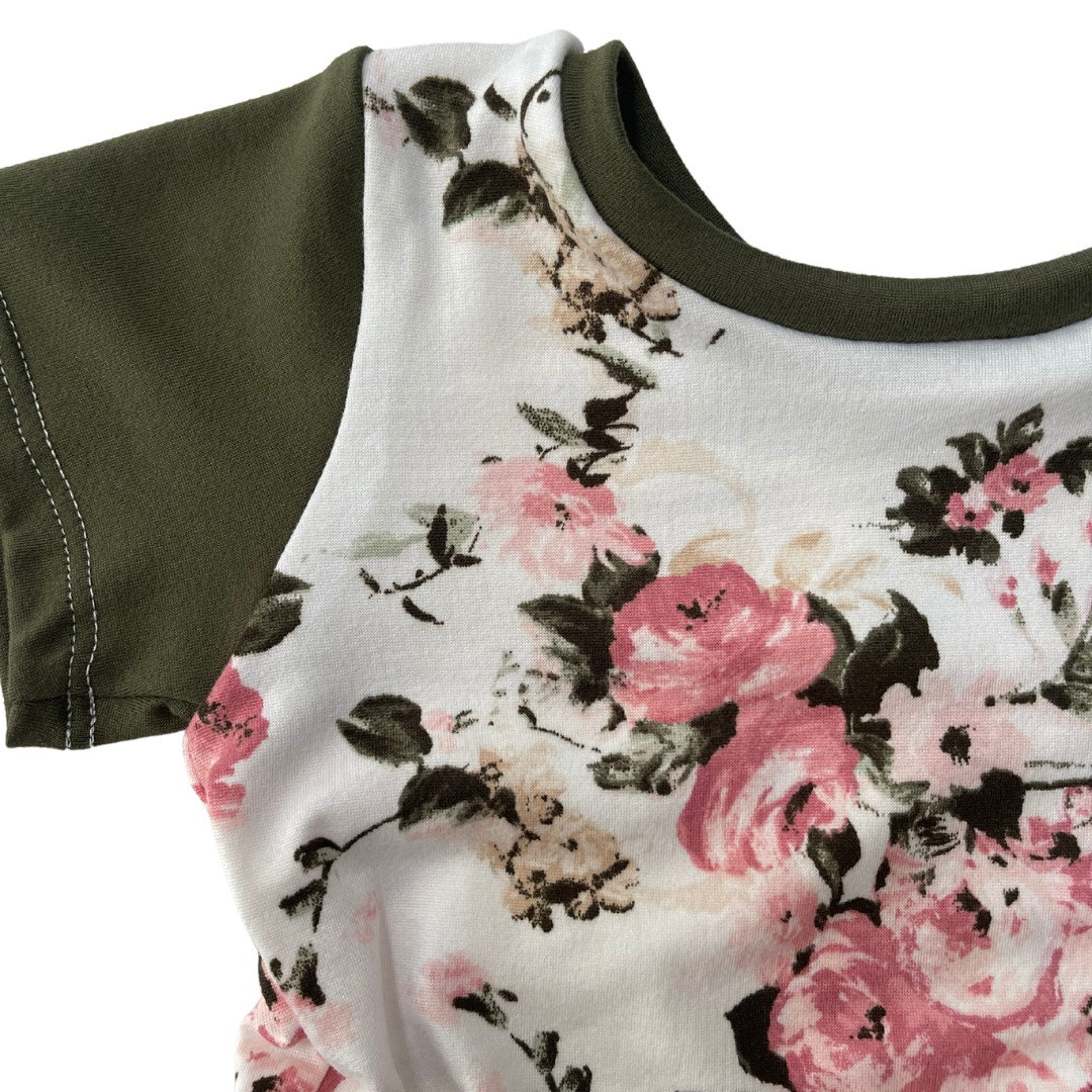 Spring Floral Zip Romper