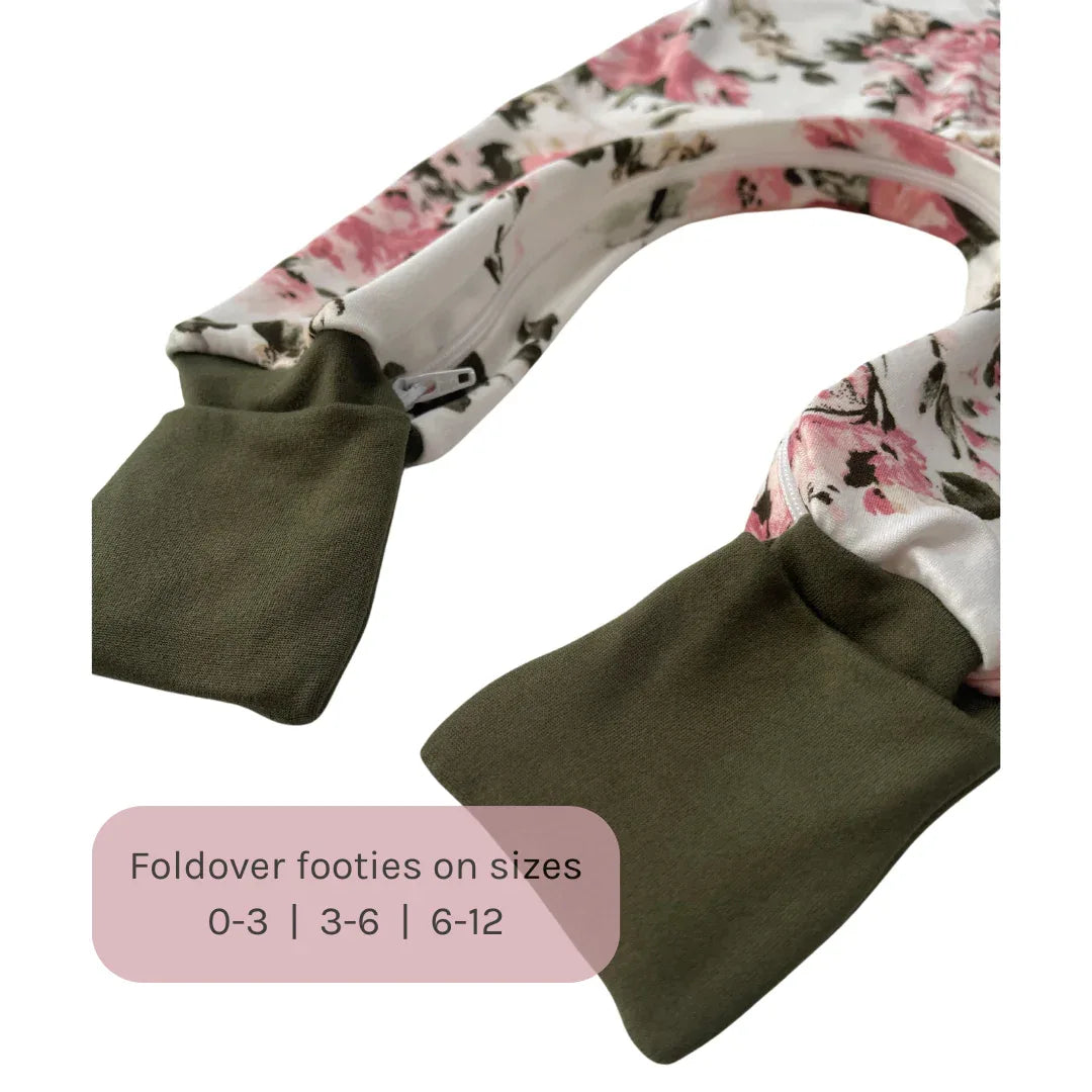 Spring Floral Zip Romper - BIG FRENCHIES