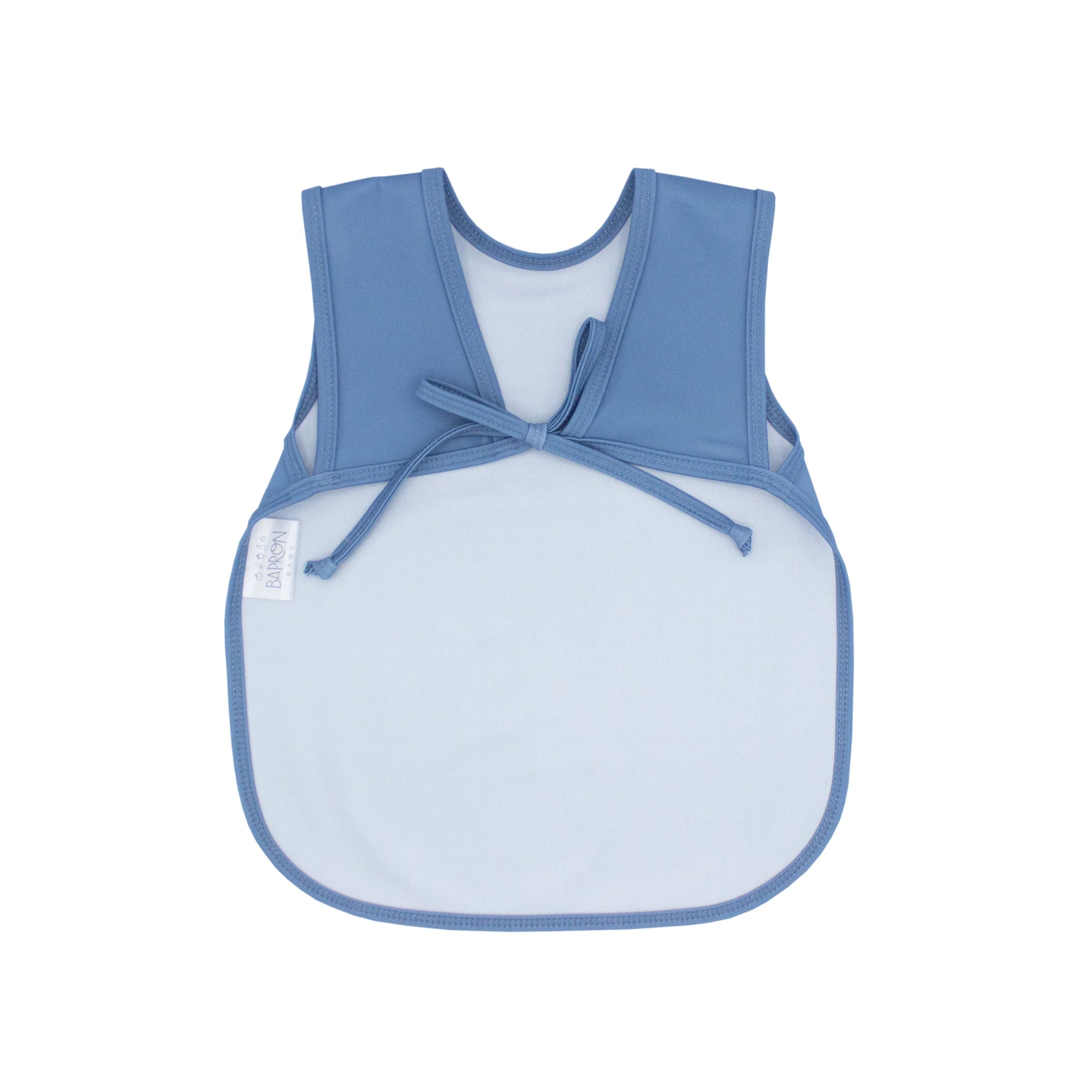 Solid Dusty Blue Minimalist Bapron - BIG FRENCHIES