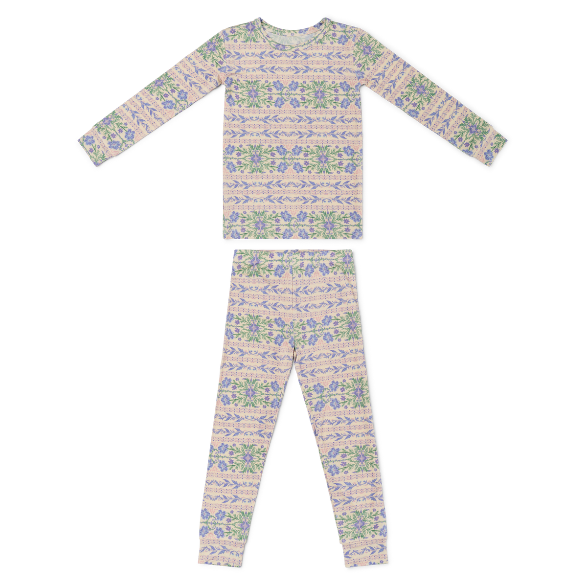 Spring Cascade Bamboo Toddler Pajama Set - BIG FRENCHIES
