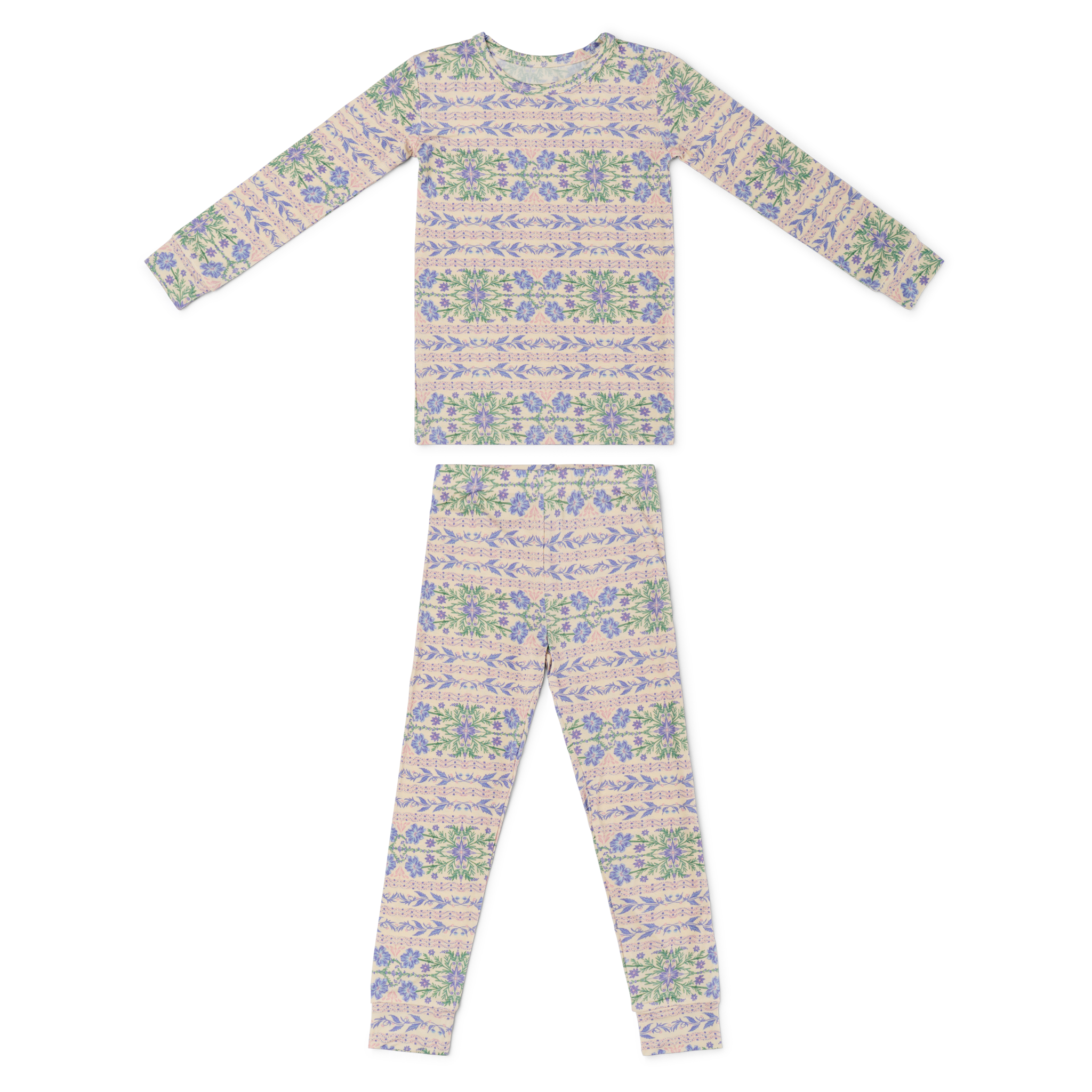 Spring Cascade Bamboo Toddler Pajama Set - BIG FRENCHIES