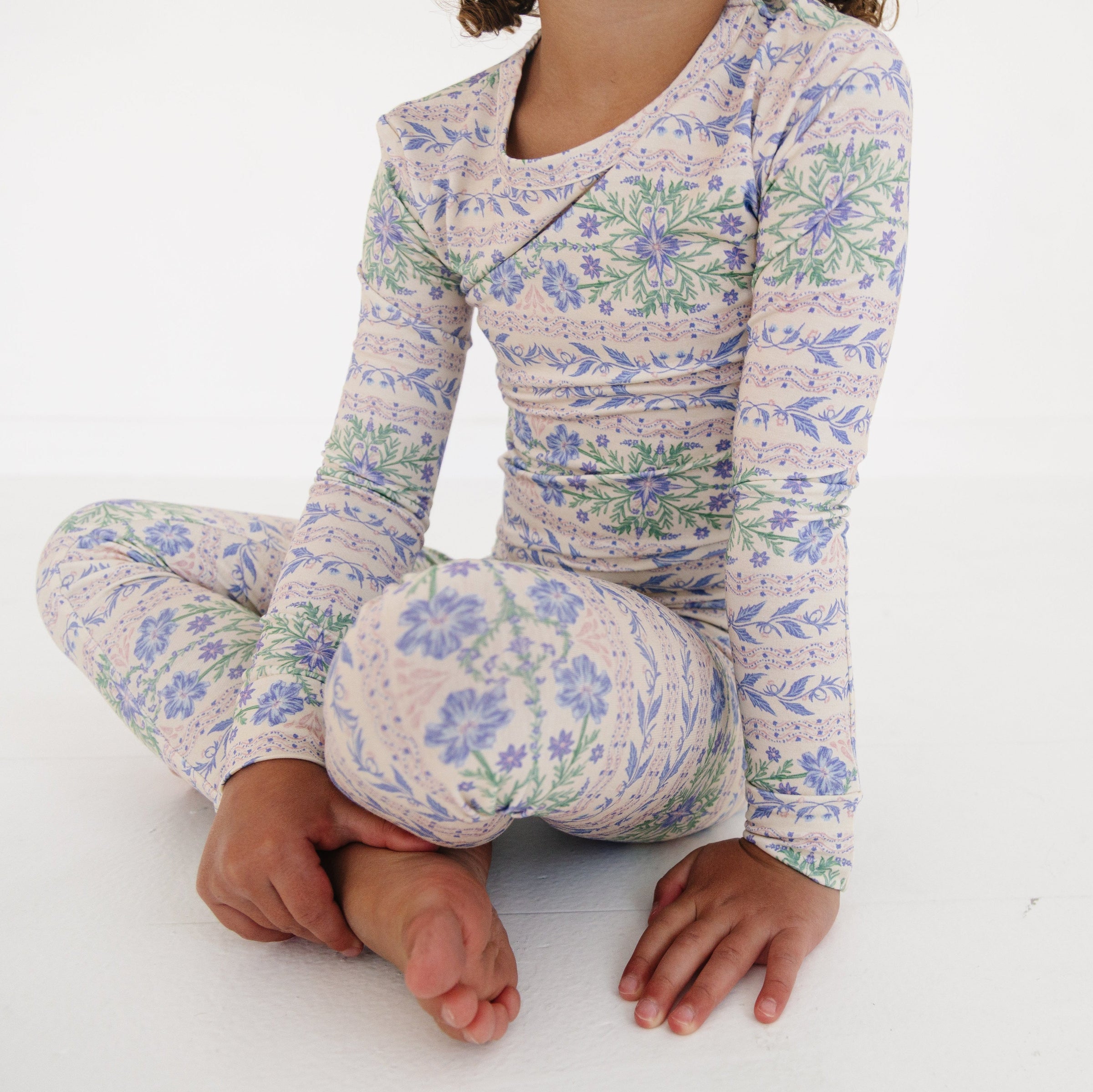 Spring Cascade Bamboo Toddler Pajama Set - BIG FRENCHIES