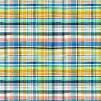 Spring Plaid Dog Bandana