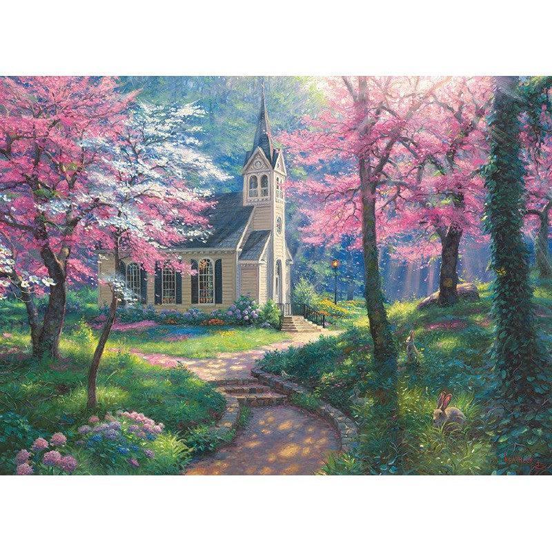 Spring's Embrace 500 Piece Jigsaw Puzzle Cobble Hill - BIG FRENCHIES