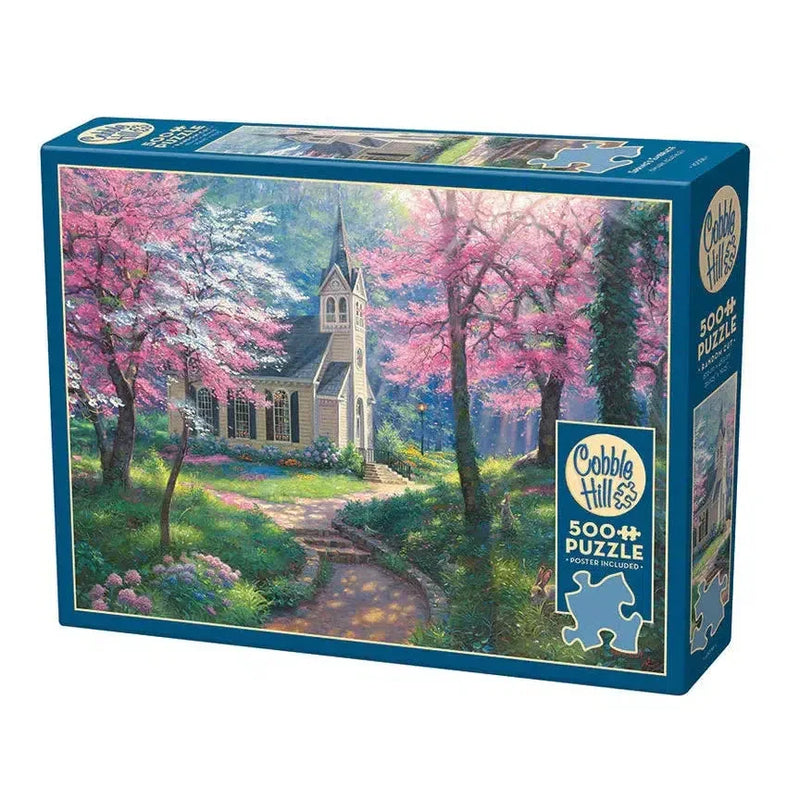 Spring's Embrace 500 Piece Jigsaw Puzzle Cobble Hill - BIG FRENCHIES