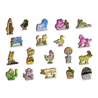 Springtime Cottage 505 Piece Wood Jigsaw Puzzle Wooden City - BIG FRENCHIES