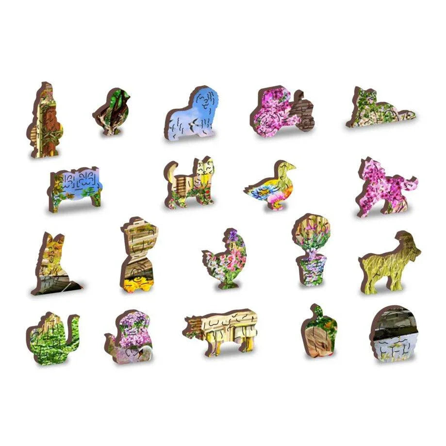 Springtime Cottage 505 Piece Wood Jigsaw Puzzle Wooden City - BIG FRENCHIES