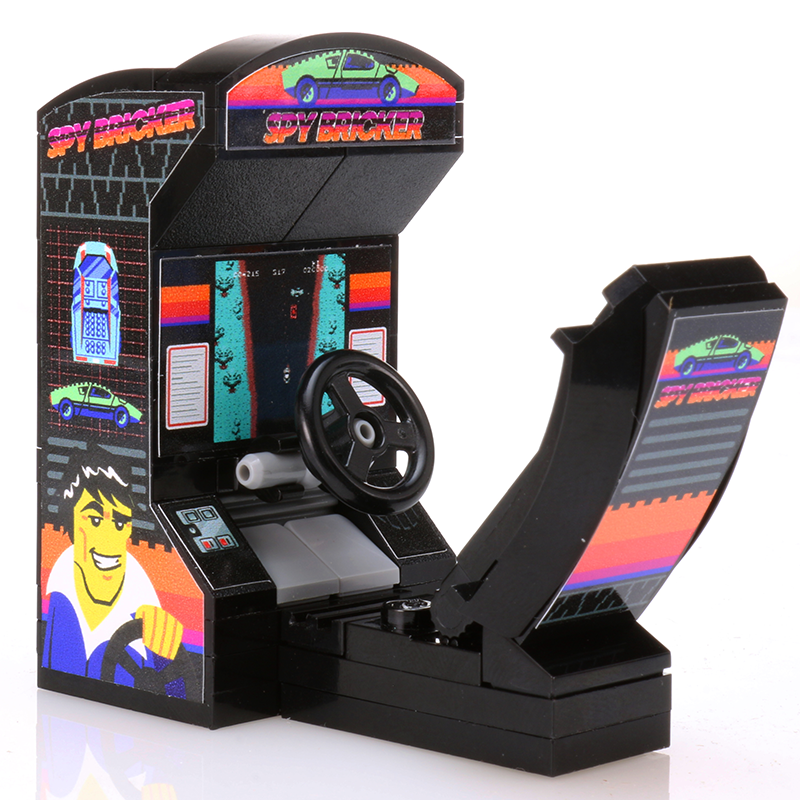 Spy Bricker - Custom Arcade Racing Game made using LEGO parts-Custom LEGO Kit-BIG FRENCHIES-B3 Customs