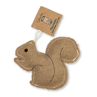 Rustic Jute Squirrel Dog Chew Toy – Non-Toxic & Safe, Soft & Gentle - BIG FRENCHIES