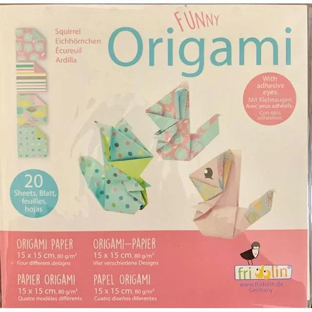 Squirrel Funny Origami Kit Fridolin - BIG FRENCHIES