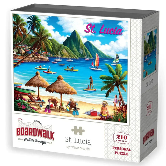 St. Lucia 210 Piece Jigsaw Puzzle Boardwalk - BIG FRENCHIES