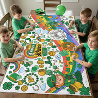 St. Patrick's Day Coloring Tablecloth - BIG FRENCHIES