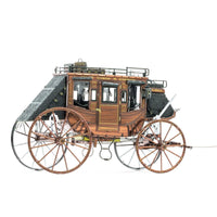 Stagecoach Wild West 3D Steel Model Kit Metal Earth