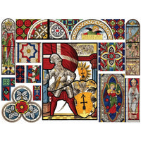 Stained Glass 1000 Piece Jigsaw Puzzle NYPC