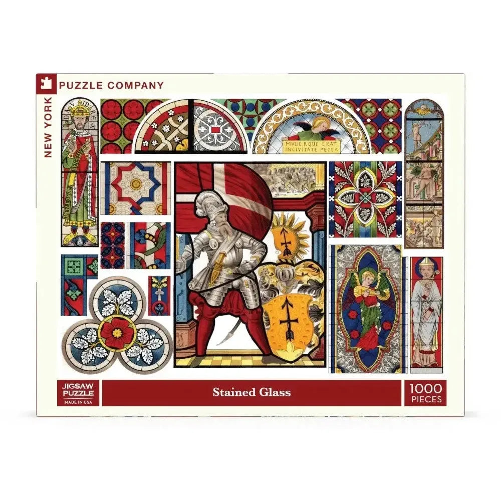 Stained Glass 1000 Piece Jigsaw Puzzle NYPC