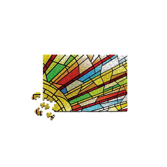 Stained Glass Window 150 Piece Mini Jigsaw Puzzle Micro Puzzles - BIG FRENCHIES