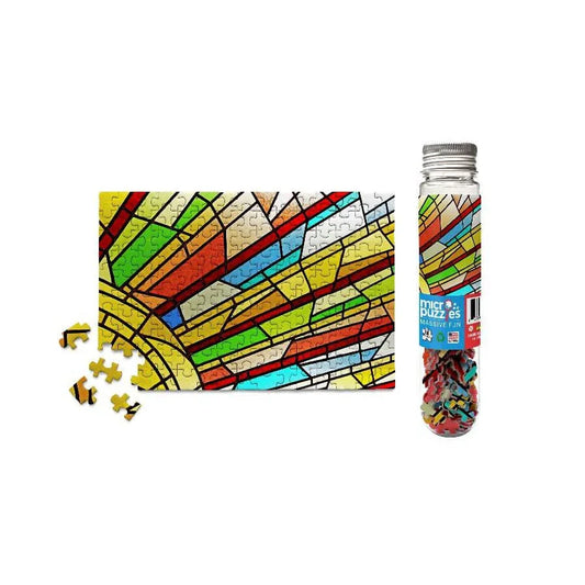 Stained Glass Window 150 Piece Mini Jigsaw Puzzle Micro Puzzles - BIG FRENCHIES