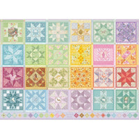Star Seasons Quilt 1000 Piece Jigsaw Puzzle Cobble Hill - BIG FRENCHIES